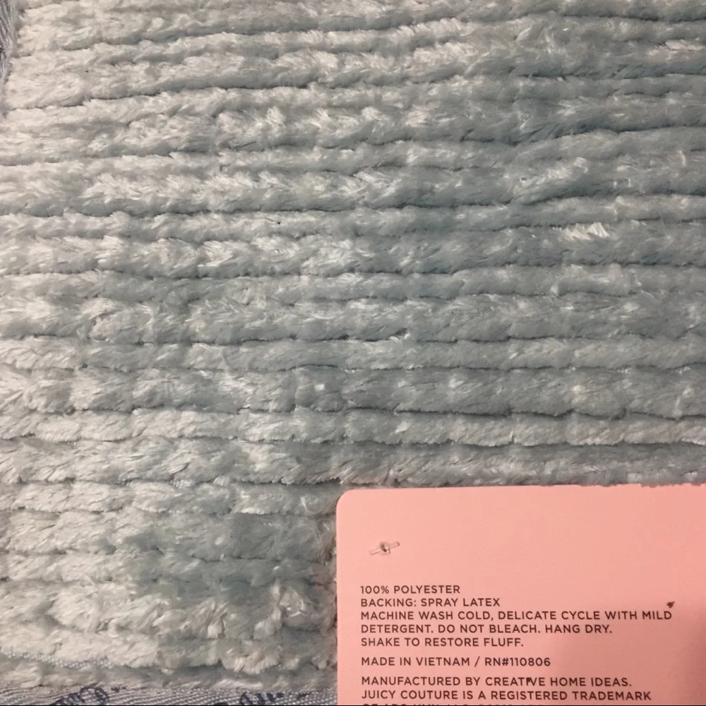 Juicy Couture Bath rug, NWT